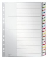 LEITZ Ordnerregister DIN A4 Vollformat, Überbreite...