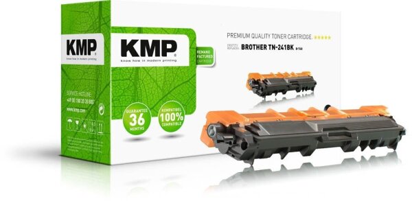 KMP B-T48  schwarz Toner kompatibel zu brother TN-241BK