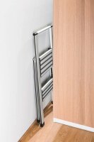 WENKO Klapptritt silber 2 Stufen, H: 94,0 cm