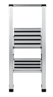WENKO Klapptritt silber 2 Stufen, H: 94,0 cm
