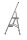 WENKO Klapptritt silber 2 Stufen, H: 94,0 cm