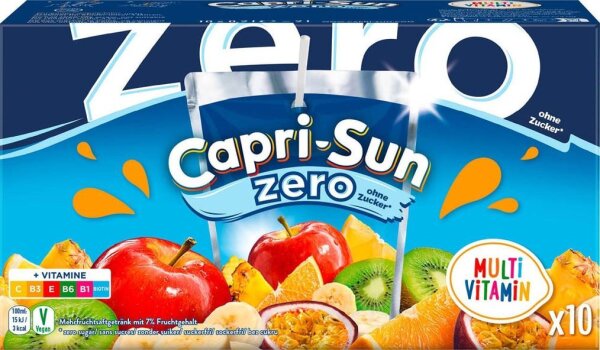 Capri-Sun Multivitamin zero Fruchtsaftgetränk 10x 0,2 l