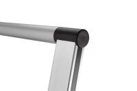 WENKO Stehleiter einseitig silber 4 Stufen, H: 144,0 cm