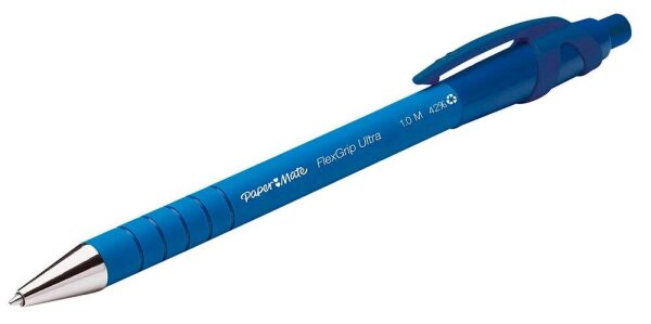 PaperMate Kugelschreiber Flexgrip Ultra M blau, Schreibfarbe: blau, 1 St.