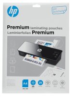 HP Laminierfolien Premium glänzend für A4 125 micron Universal-Lochung, 25 St.