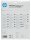 HP Laminierfolien Premium glänzend für A4 125 micron Universal-Lochung, 25 St.