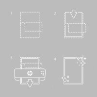 HP Laminierfolien Premium glänzend für A4 80 micron, 100 St.