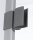 PAPERFLOW Trennwand, transparent 76,0 x 160,0 cm mit Rollen, 2 St.