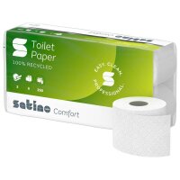 Satino Toilettenpapier comfort 2-lagig Recyclingpapier,...