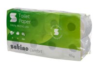 Satino Toilettenpapier comfort 2-lagig Recyclingpapier, 64 Rollen  ( 60748 )