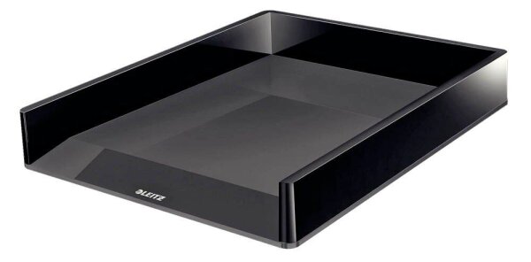 LEITZ Briefablage Duo Colour schwarz/grau DIN A4, 1 St.