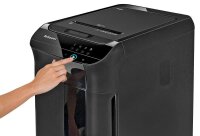 Fellowes AutoMax 350C Aktenvernichter mit Partikelschnitt P-4, 4 x 38 mm, bis 300 Blatt, schwarz