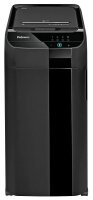 Fellowes AutoMax 350C Aktenvernichter mit Partikelschnitt P-4, 4 x 38 mm, bis 300 Blatt, schwarz