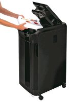 Fellowes AutoMax 550C Aktenvernichter mit Partikelschnitt P-4, 4 x 38 mm, bis 500 Blatt, schwarz