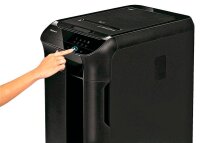 Fellowes AutoMax 550C Aktenvernichter mit Partikelschnitt P-4, 4 x 38 mm, bis 500 Blatt, schwarz