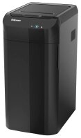 Fellowes AutoMax 550C Aktenvernichter mit Partikelschnitt P-4, 4 x 38 mm, bis 500 Blatt, schwarz