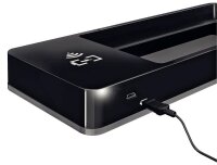 LEITZ Stiftablage Duo Colour schwarz/grau Polystyrol 26,6 x 10,1 x 2,8 cm  ( 53650095 )