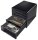 LEITZ Schubladenbox CUBE Duo Colour  schwarz/grau 52531095, DIN A4 mit 5 Schubladen, 1 St.