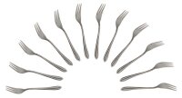 ZWILLING Kuchengabel Swing silber, 12 St.