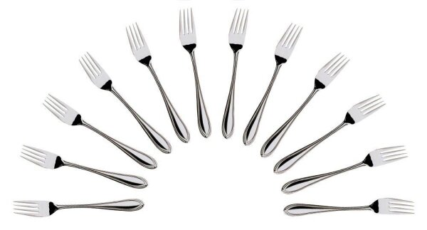 ZWILLING Gabel Swing silber, 12 St.
