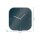 LEITZ Wanduhr Cosy grau Sicherheitsglas 30,0 x 30,0 cm