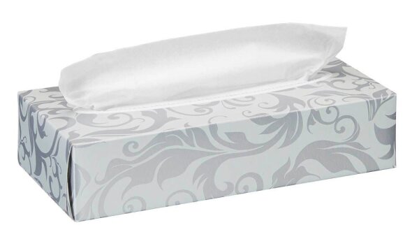 wepa Kosmetiktücherbox SUPER SOFT 2-lagig weiß, 40x 100 Tücher