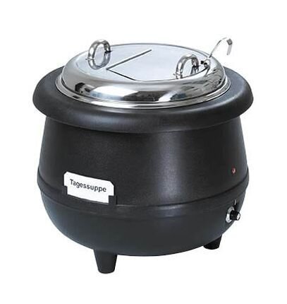 Bartscher Warmhaltetopf Suppentopf Gourmet schwarz 10,0 l 450 W  ( 100047 )
