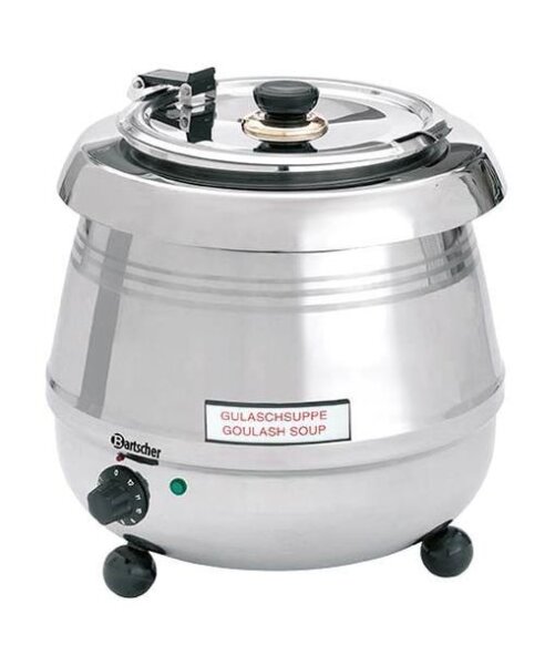 Bartscher Warmhaltetopf Suppentopf De Luxe silber 9,0 l 400 W
