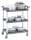 "Bartscher Servierwagen TS ""Adjutant"" silber 83,0 x 41,5 x 94,0 cm"  ( A300049 )