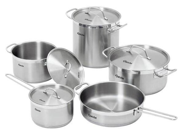 Bartscher Topf-Set T4P1 silber 5-tlg., 1 St.