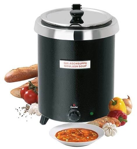 Bartscher Warmhaltetopf Suppentopf Club schwarz 8,5 l 400 W  ( 100067 )
