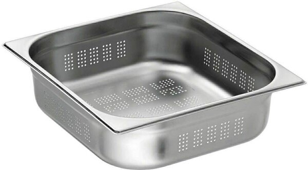Bartscher GN-Behälter Top Line 2/3 perforiert silber 9,0 l, 1 St.  ( A103100 )