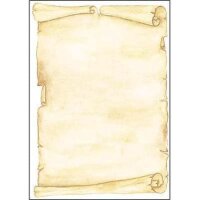 SIGEL Motivpapier Pergament Motiv DIN A4 90 g/qm 50 Blatt
