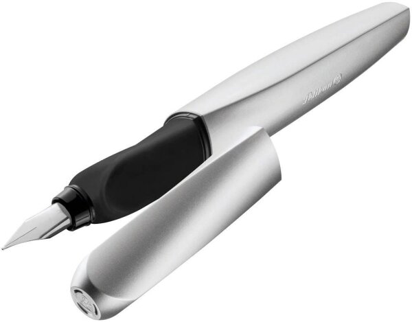 Pelikan Twist® Patronenfüller silber M (mittel), 1 St.