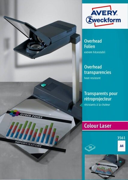 AVERY Zweckform Laserfolien 3561 glatt, 50 St.