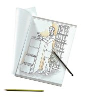 Zeichenblöcke Kugel und Kegel DIN A4 100 g/qm, 20 Blatt, 5 Blöcke