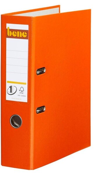 bene No.1 Power Ordner orange Kunststoff 8,0 cm DIN A4, 1 St.