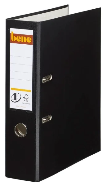 bene No.1 Power Ordner schwarz Kunststoff 8,0 cm DIN A4,...