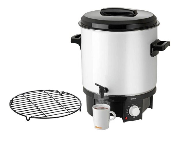 Bartscher Einkochautomat Glühweintopf GE 28 silber 28,0 l 1800 W  ( 200049 )