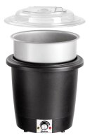 Bartscher Warmhaltetopf Suppentopf schwarz 10,0 l 450 W...