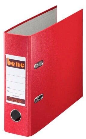 bene A5 Ordner rot Kunststoff 7,5 cm DIN A5 quer, 1 St.