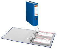 bene Doppelordner blau Karton 7,5 cm  ( 292900BL )