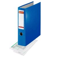 bene Doppelordner blau Karton 7,5 cm  ( 292900BL )