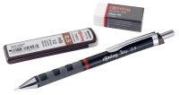 rotring Tikky Druckbleistift-Set schwarz HB 0,5 mm, 1 Set