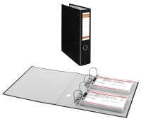 bene Doppelordner schwarz Karton 7,5 cm, 1 St.