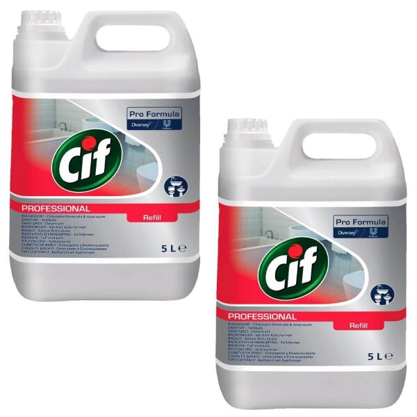 Cif PROFESSIONAL Refill Badreiniger 2x 5 l, 2 St.