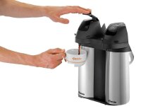 Bartscher Isolierkannen Duo 1,9L-ST schwarz, silber 2x...