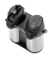 Bartscher Isolierkannen Duo 1,9L-ST schwarz, silber 2x 1,9 l, 1 St.