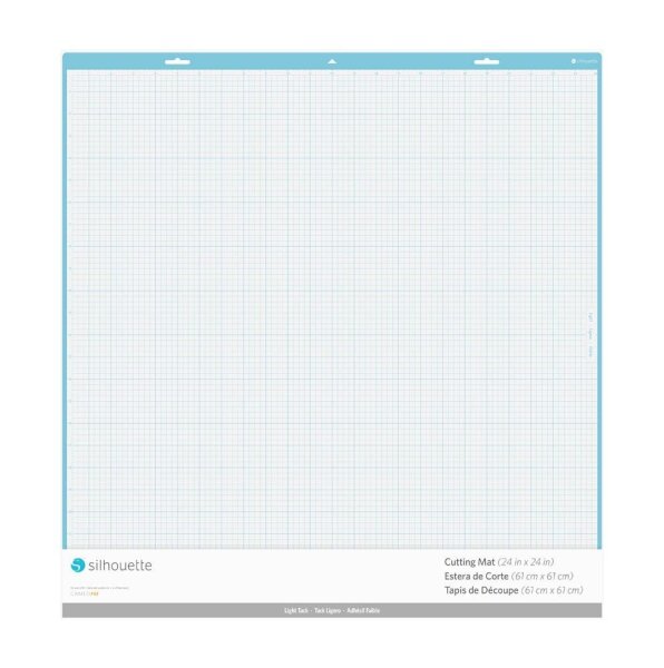 Silhouette CUT-MAT-24X24LT Schneidematte für Schneideplotter leicht klebend 610 x 610 mm (24 x 24 Zoll) , 1 St.