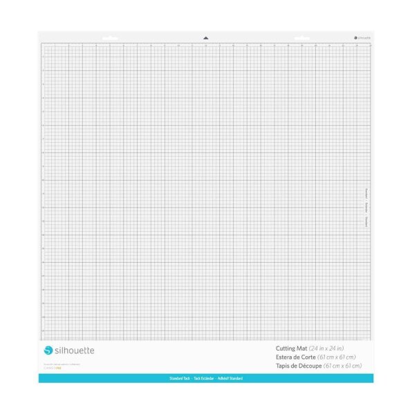 Silhouette CUT-MAT-24X24 Schneidematte für Schneideplotter normal klebend 610 x 610 mm (24 x 24 Zoll) , 1 St.